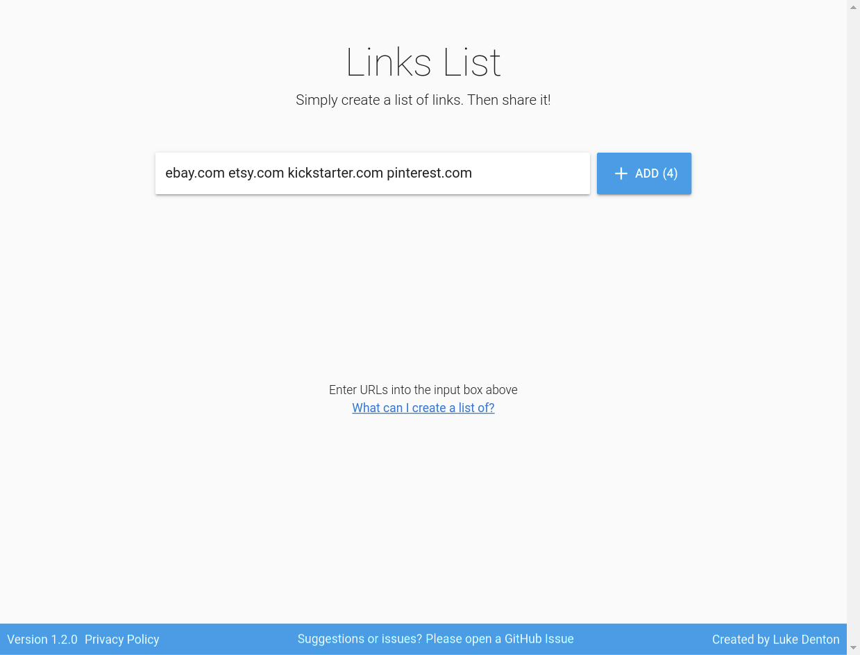 Links List gallery image