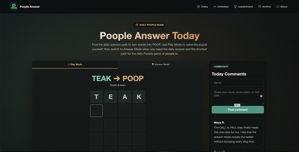 Poople Answer gallery image