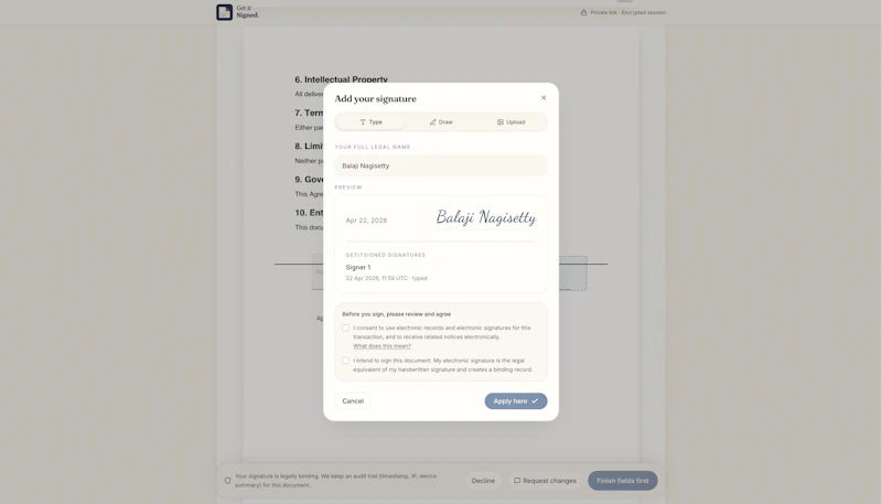 GetItSigned screenshot 6