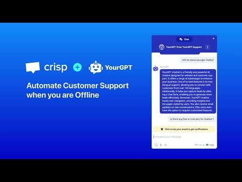 startuptile YourGPT AI Bot for Crisp-Supercharge Crisp.chat with ChatGPT