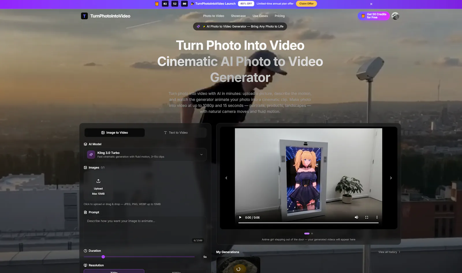 TurnPhotoIntoVideo screenshot 1