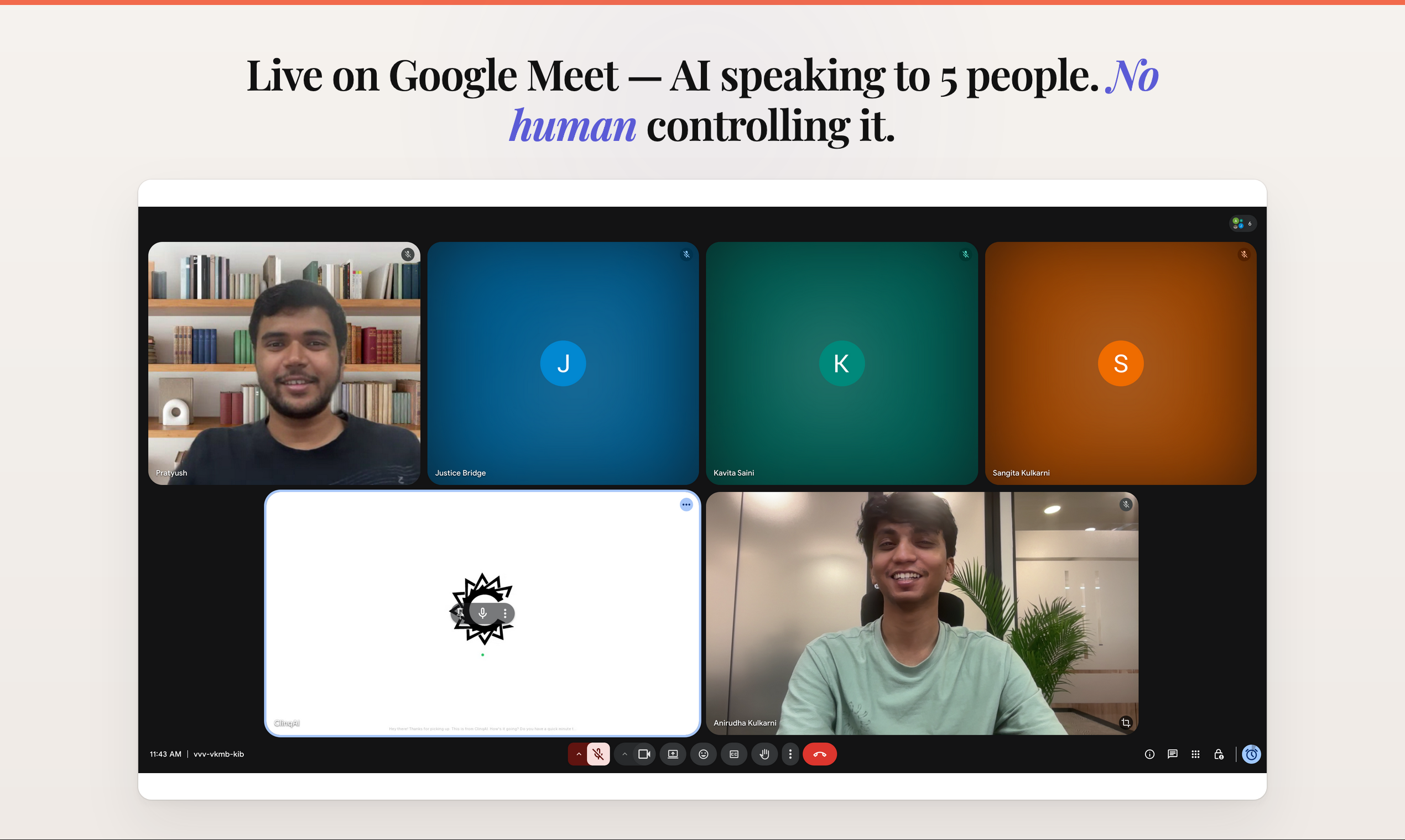 Clinq: Meeting Agent gallery image