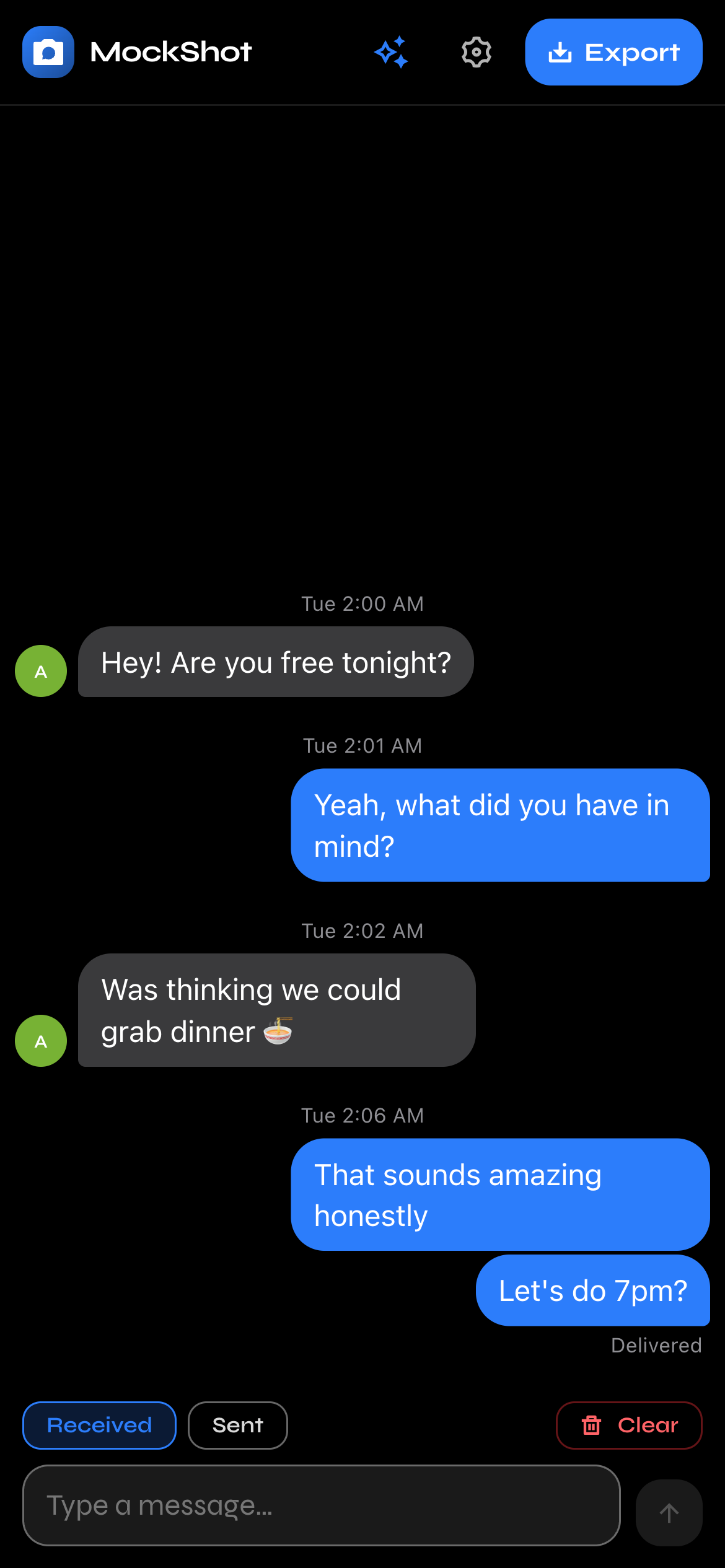 Mock Shot gallery image