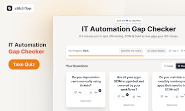 IT Automation Gap Checker by Stitchflow gallery image