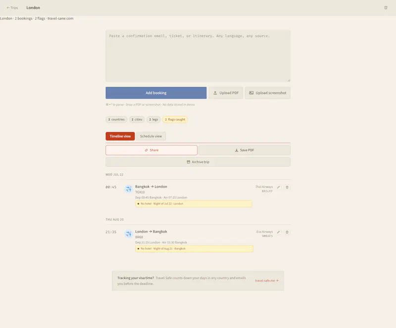 Travel Sane screenshot 2