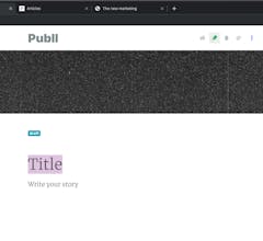 Blog platform for founders gallery image
