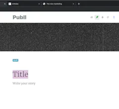 Blog platform for founders gallery image