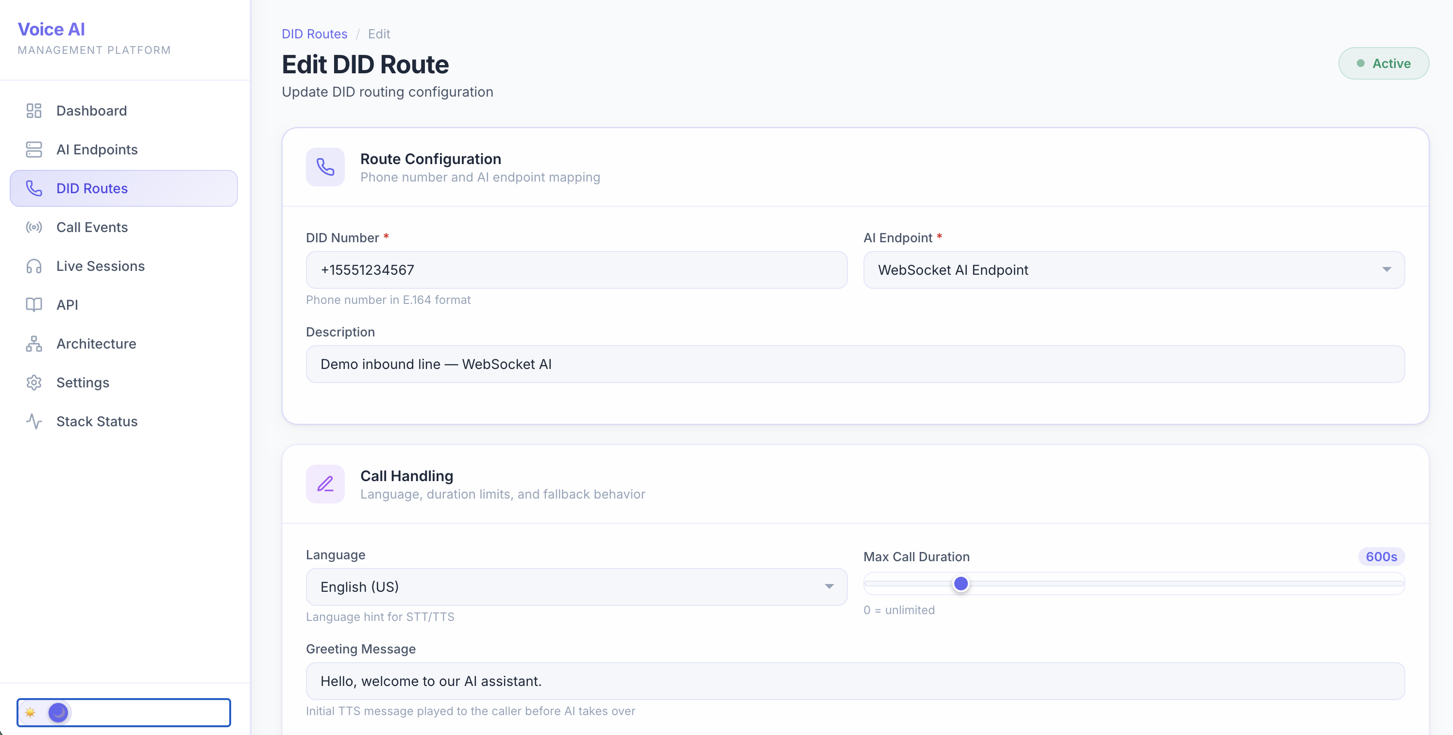 Telephony Voice AI Platform gallery image