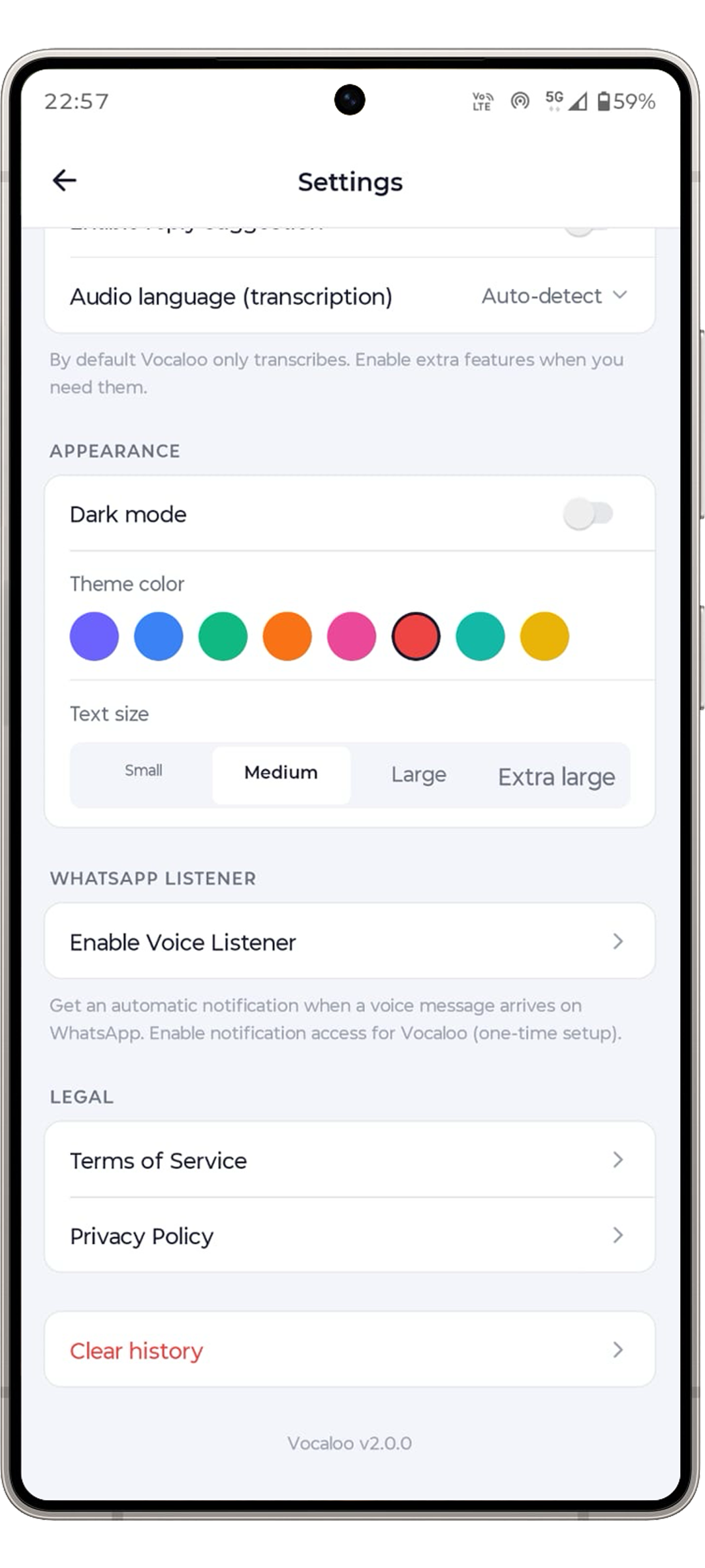 Vocaloo: Voice to Text & Translate gallery image