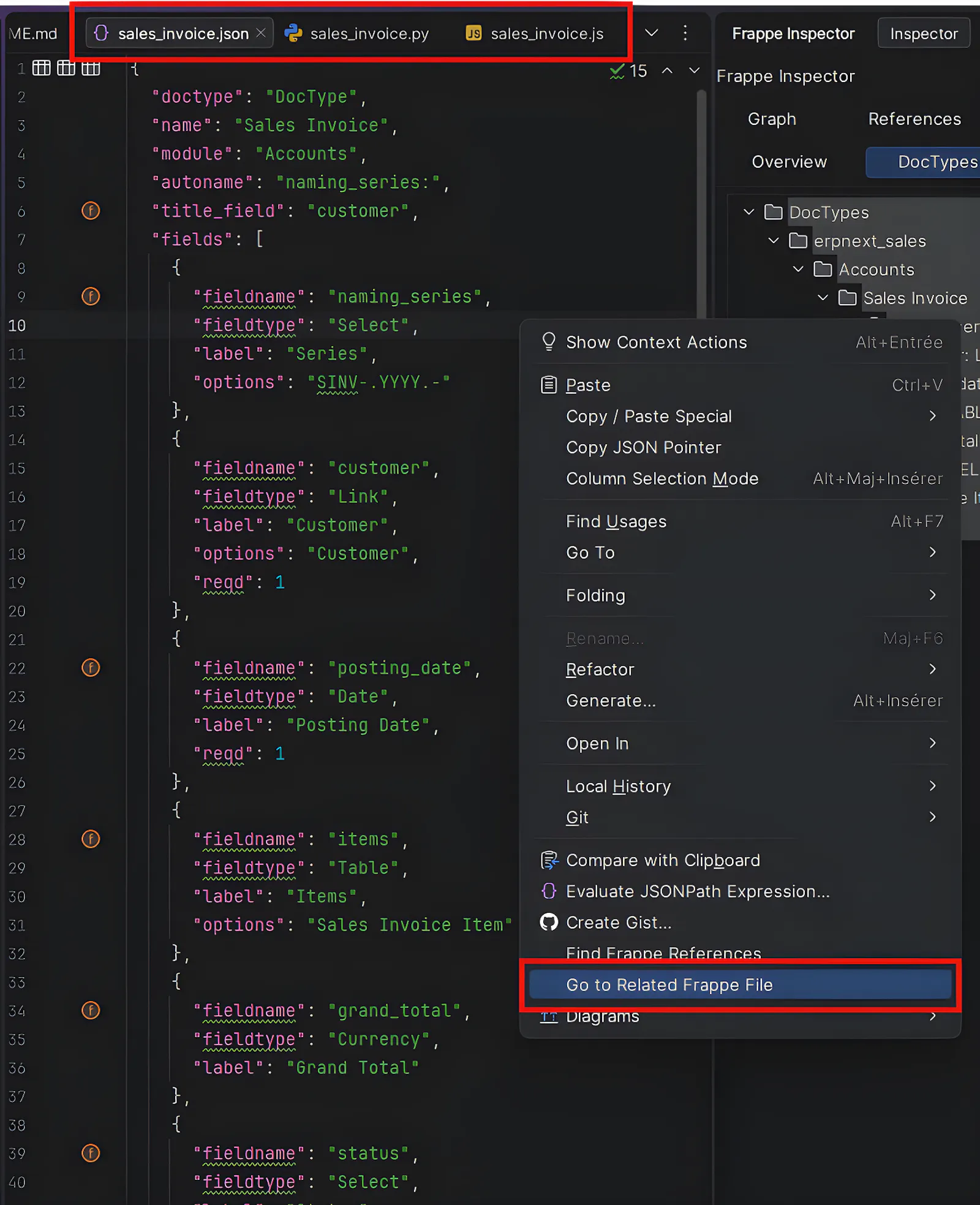 Frappe Inspector screenshot 4