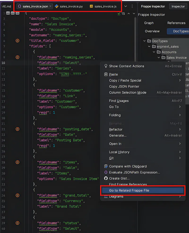 Frappe Inspector screenshot 4
