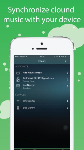 Musicloud - Play, download your music from your Dropbox, Google Drive(Cloud Platforms) gallery image