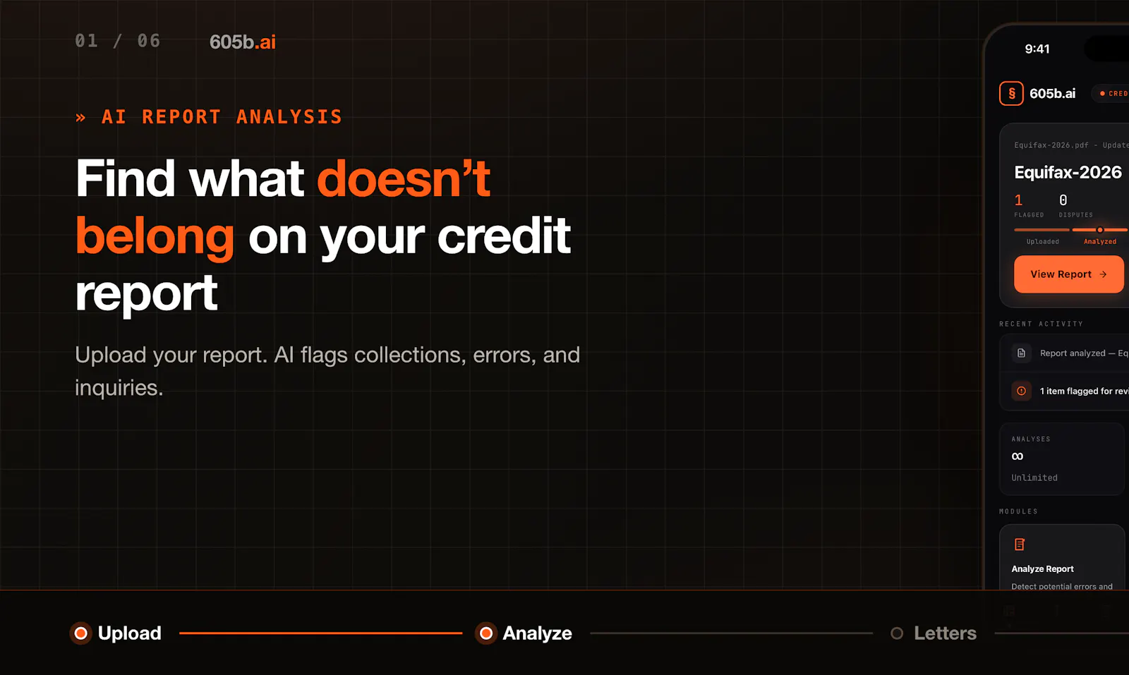 605b.ai screenshot 2