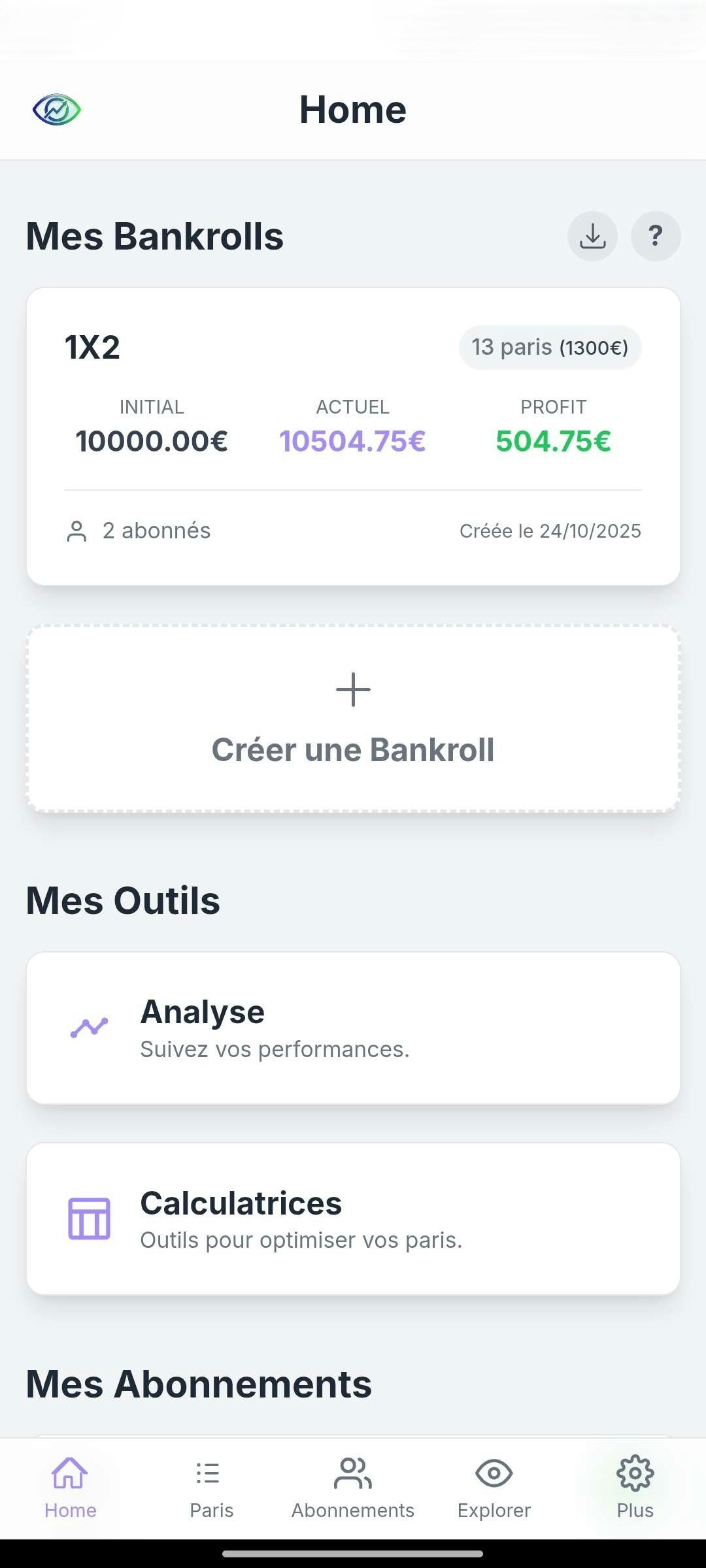 Bet Tracker gallery image