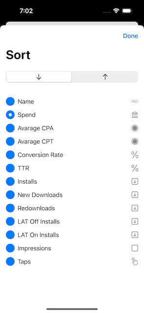 SearchAds Manager - beta - Aplicación rápida, confiable y nativa para administrar Apple Searchads. media 2