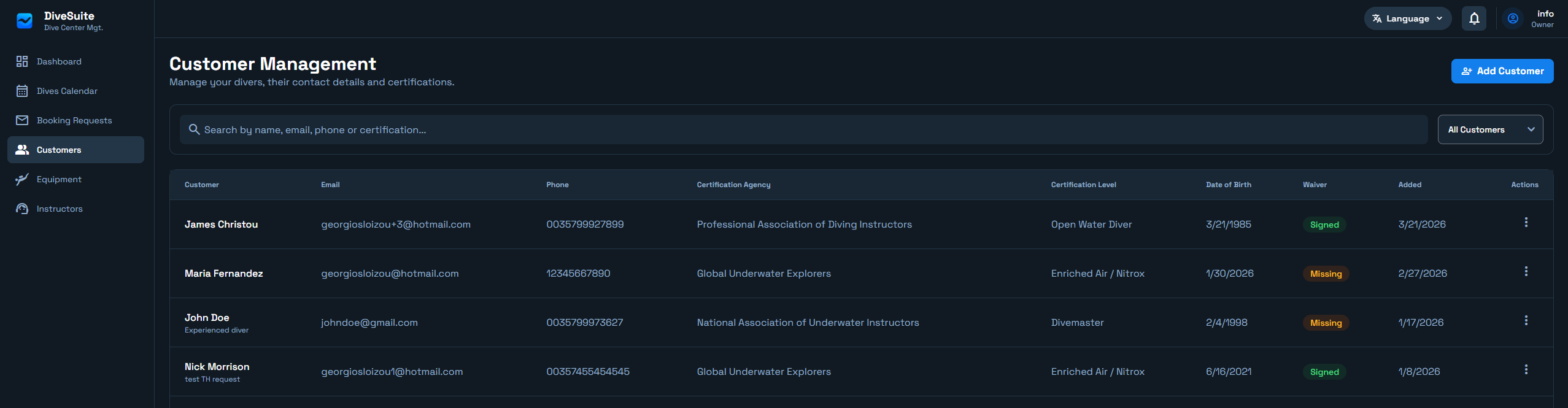 DiveSuite gallery image