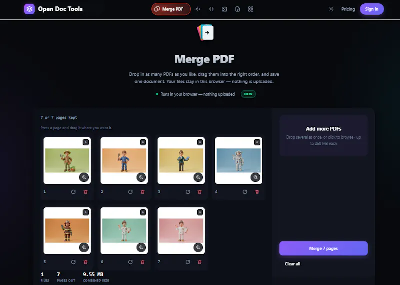 Open Doc Tools screenshot 2