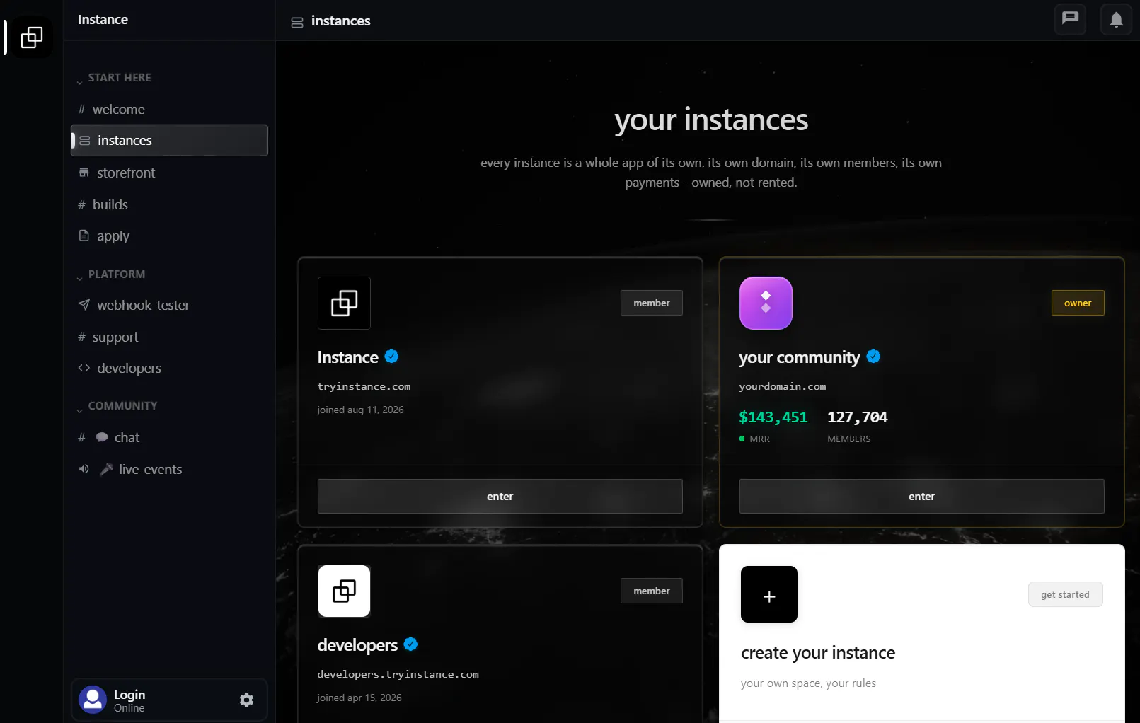 Instance gallery image