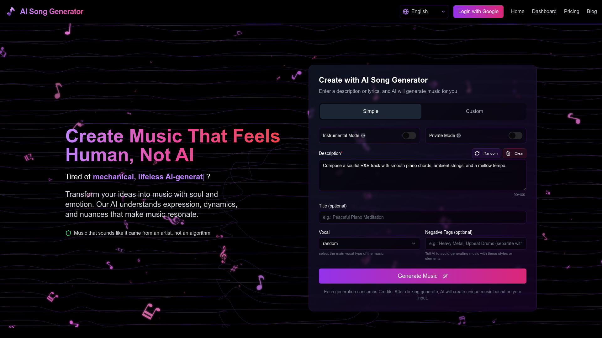 AI Music Generator gallery image