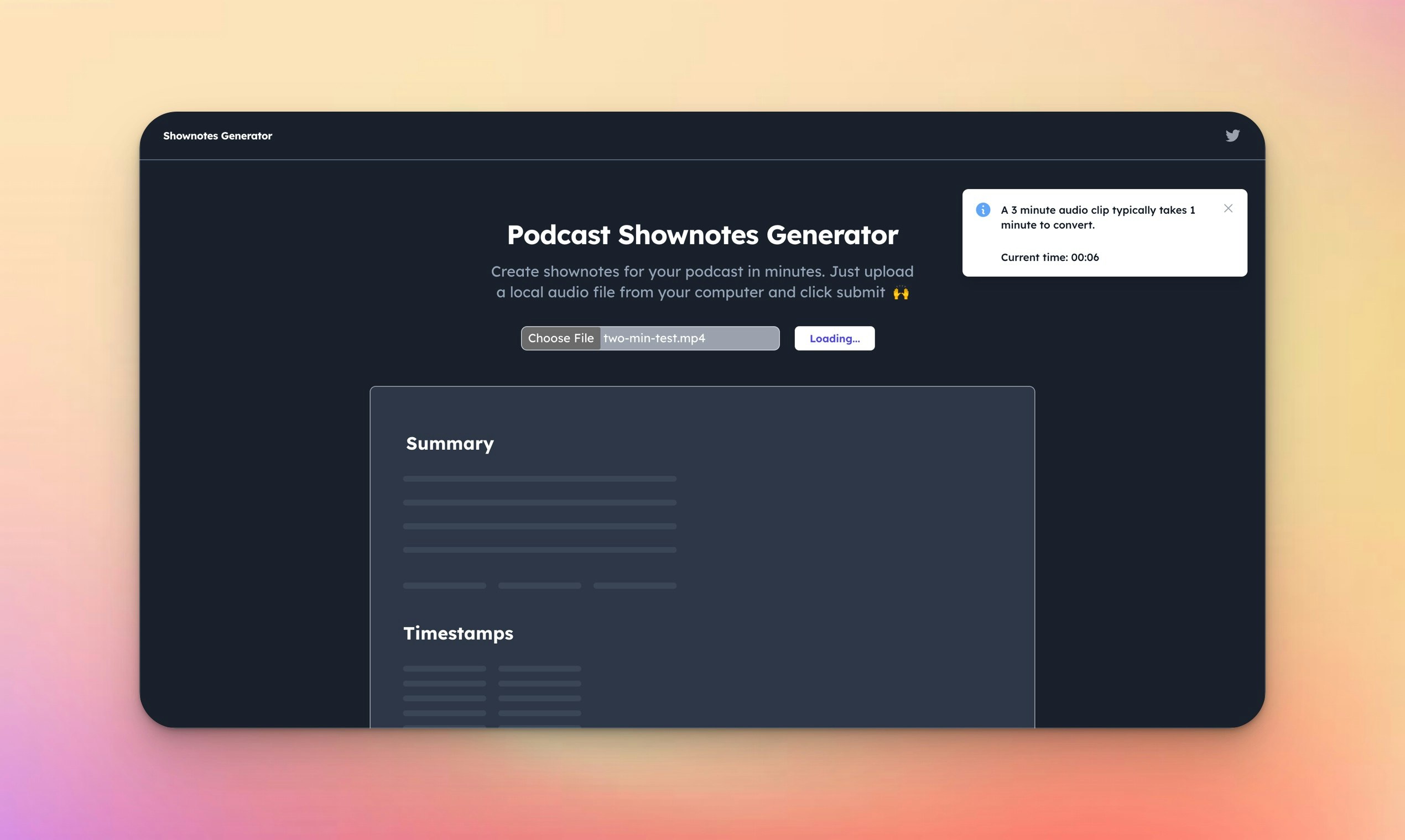 Podcast Showotes Generator media 4