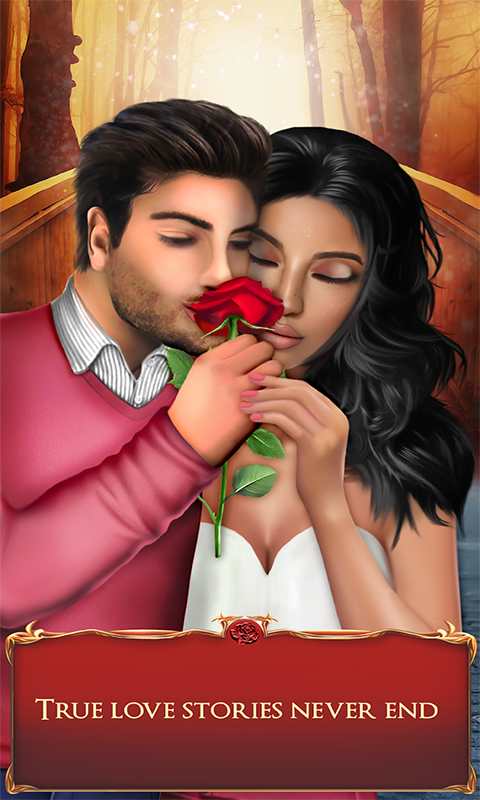 Magic Red Rose Story Love Romance Games - ¡Un increíble juego de amor está esperando que lo descargue! media 1