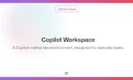 GitHub Copilot Workspace image
