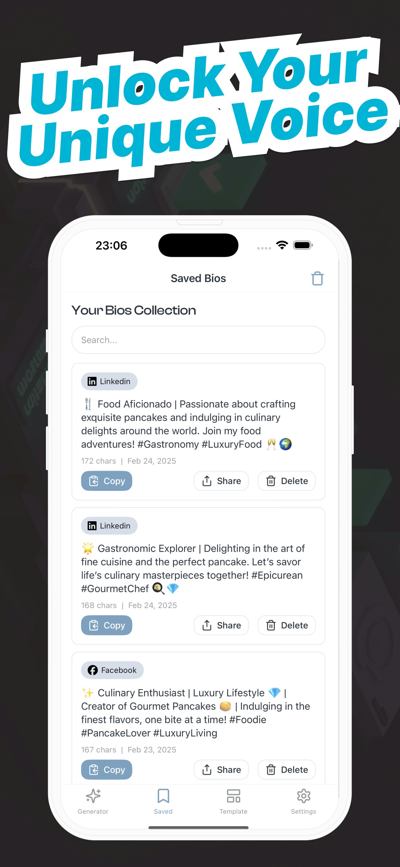 Bio Generator gallery image