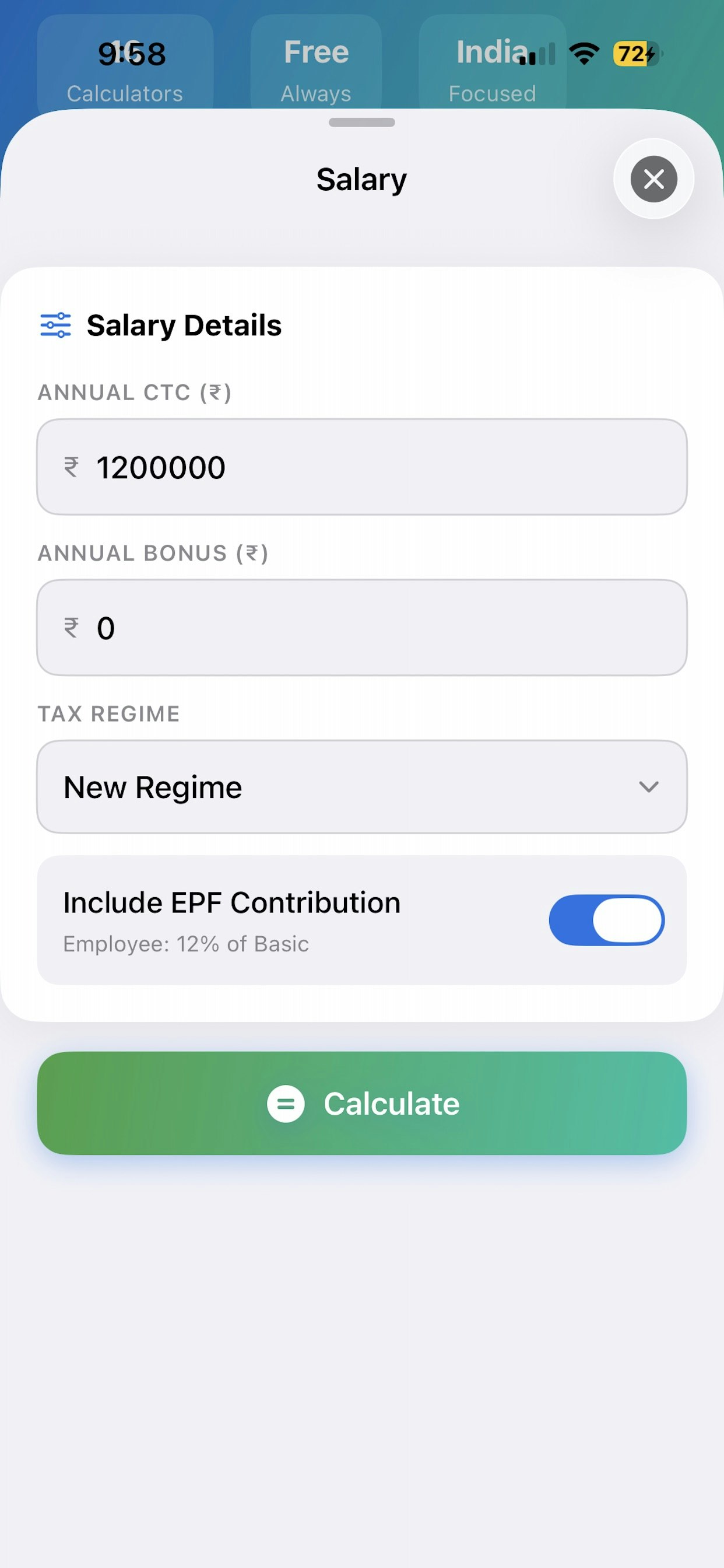 Calc India – Finance Tools gallery image