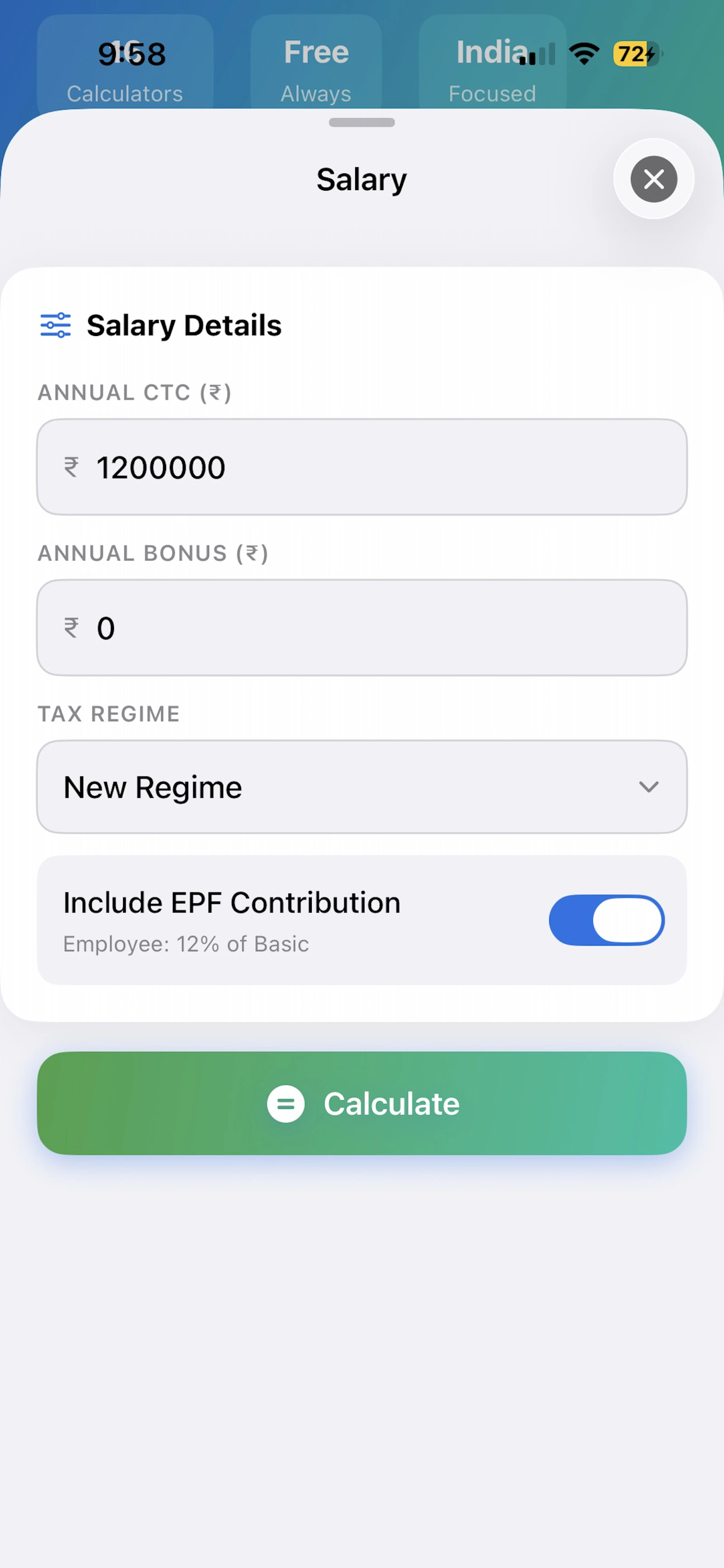 Calc India – Finance Tools screenshot 4