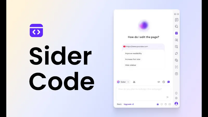 Sider Code screenshot 1 (video preview)