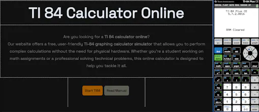 TI 84 Calculator Online gallery image