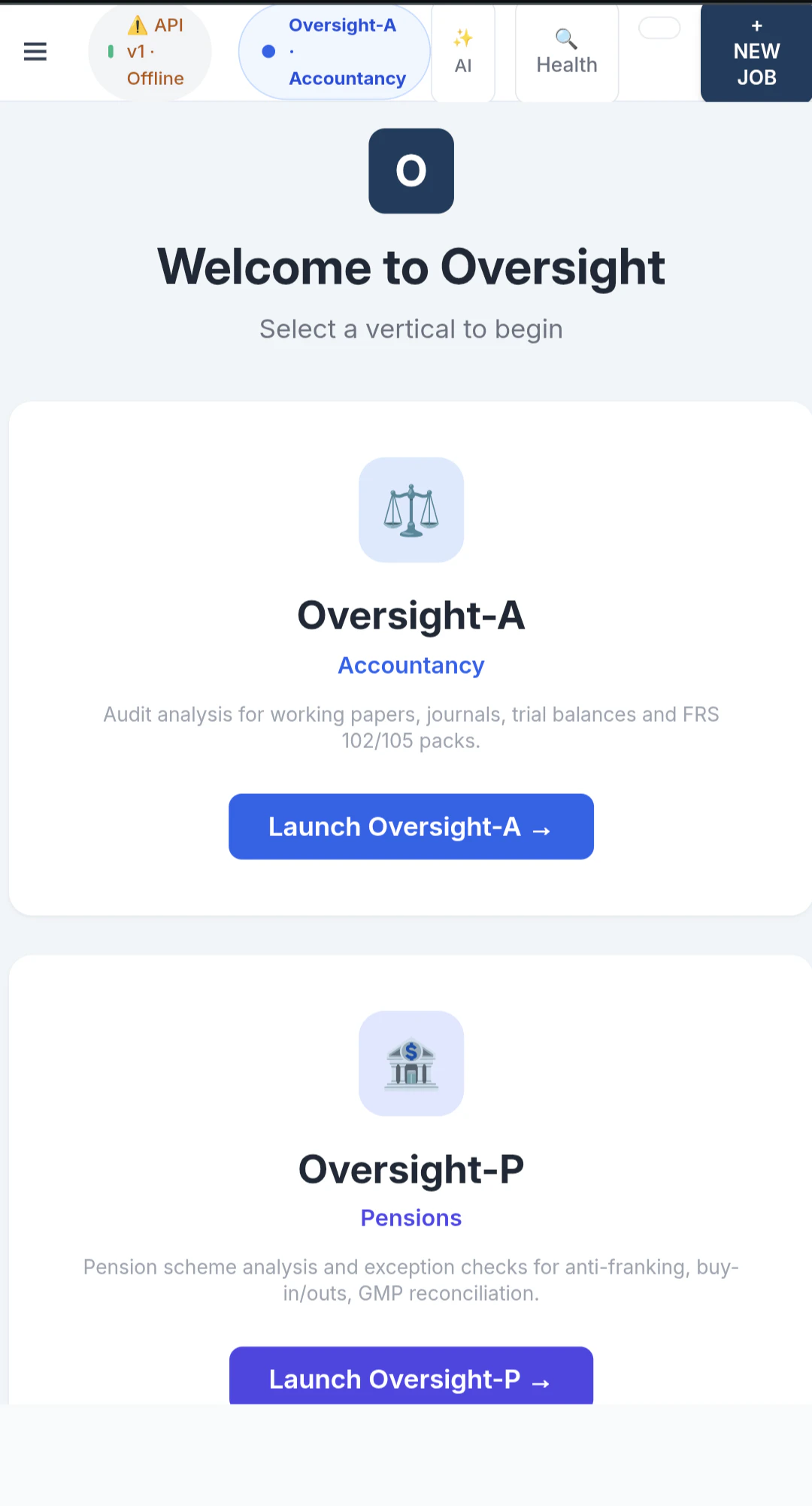 Oversight Labs 截图 2