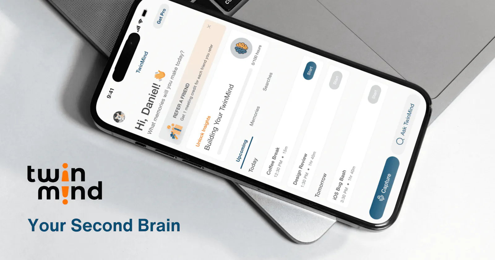 TwinMind for Apple Watch screenshot 1