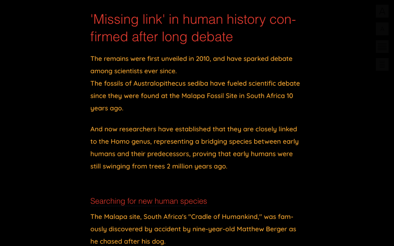 Minimal Reading Mode	 gallery image