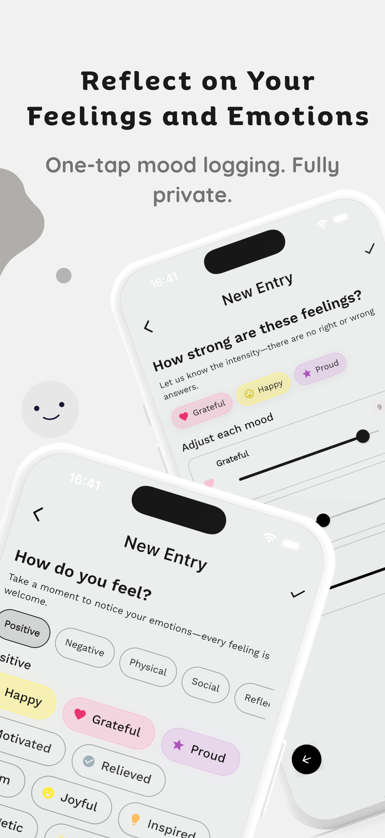 Emofit: журнал настроения и трекер - Нет пуха: просто улучшение и обработка эмоций и мыслей медиа 4