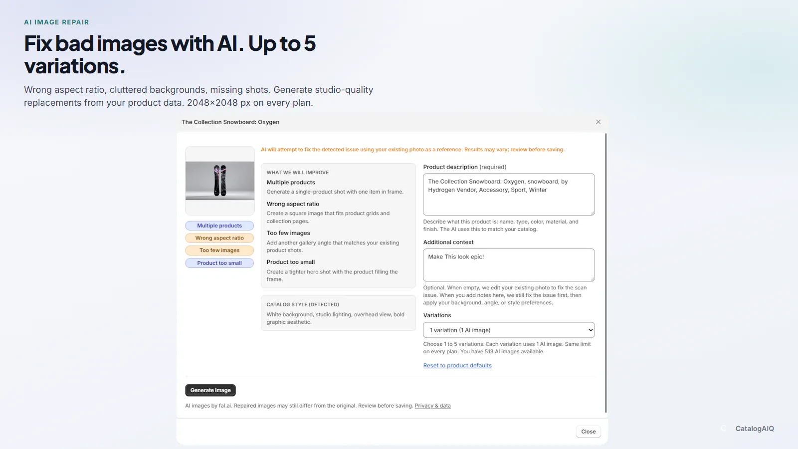 CatalogAIQ screenshot 3