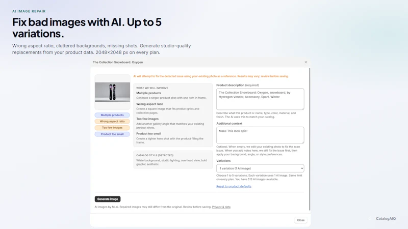 CatalogAIQ screenshot 3