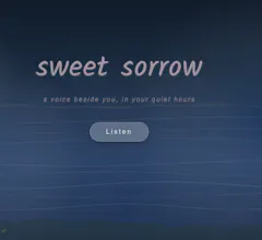 sweet sorrow — a voice beside you gallery image