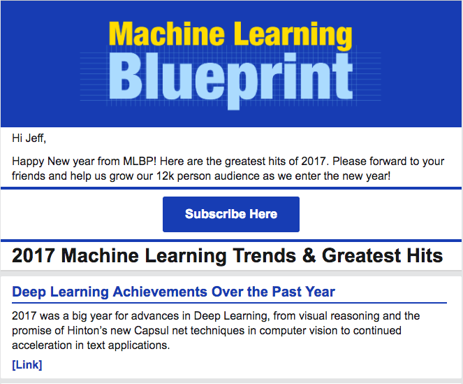 Machine Learning Blueprint