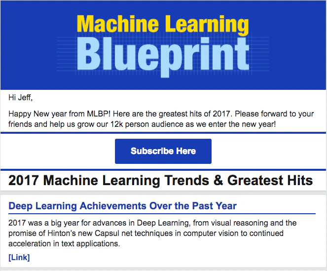 Machine Learning Blueprint