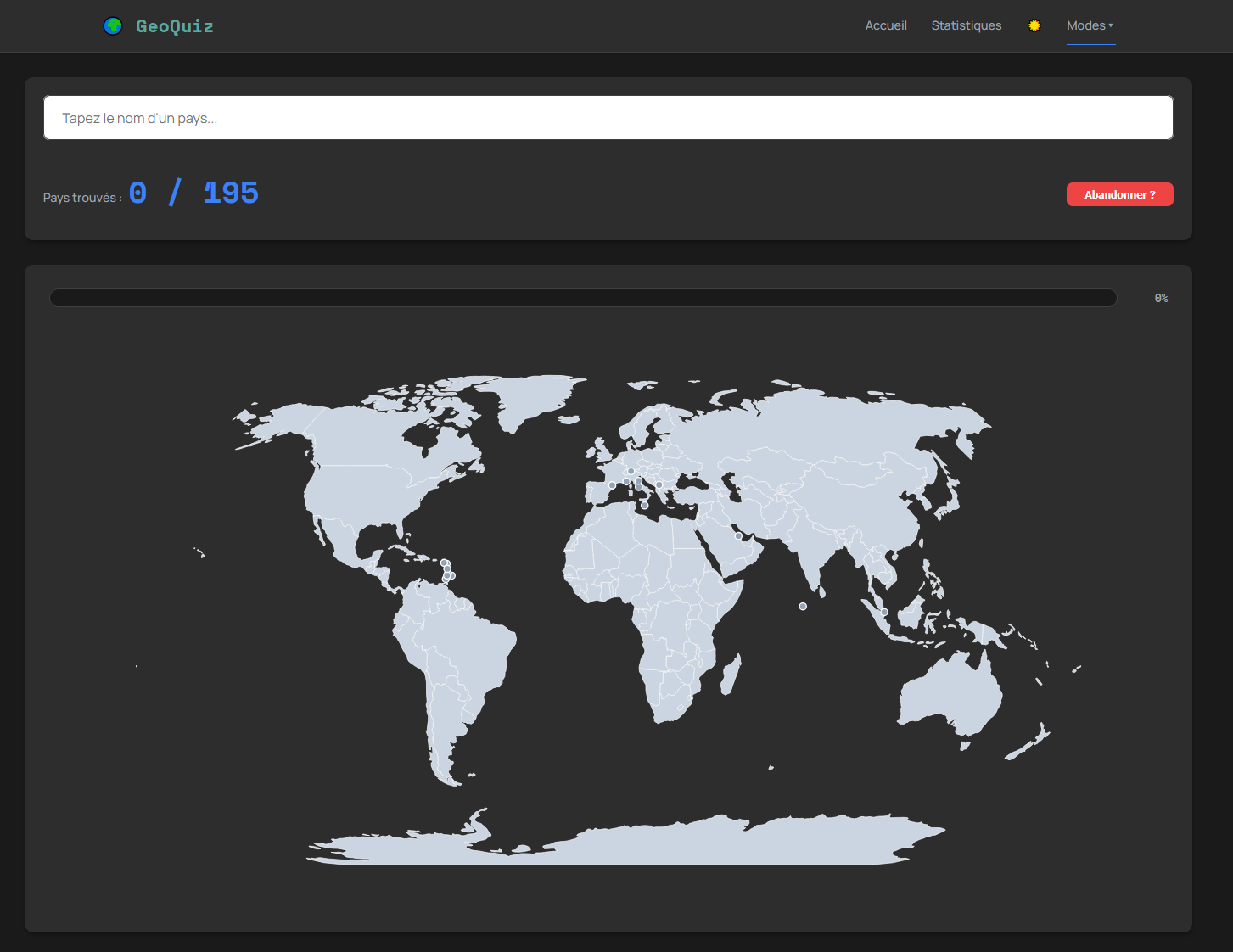 GeoQuiz - Screenshot 3 showing product features and functionality