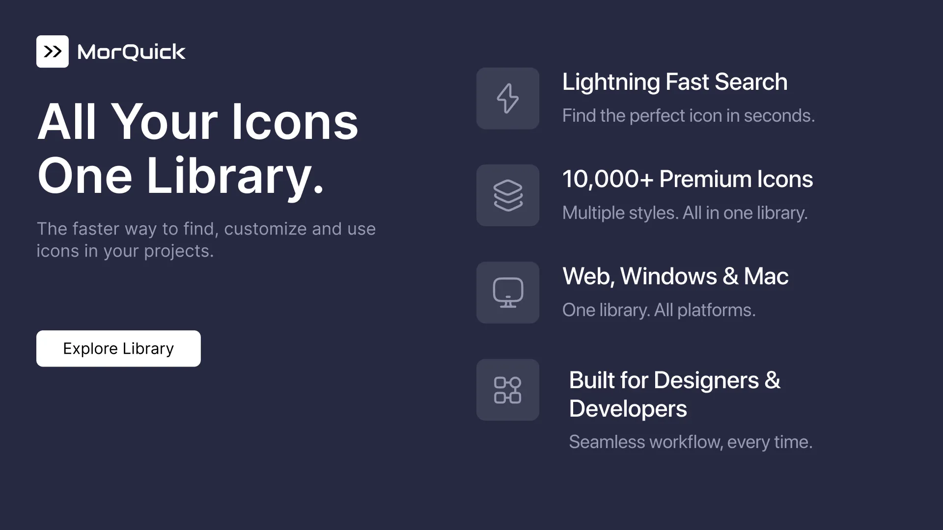 MorQuick Icons screenshot 1