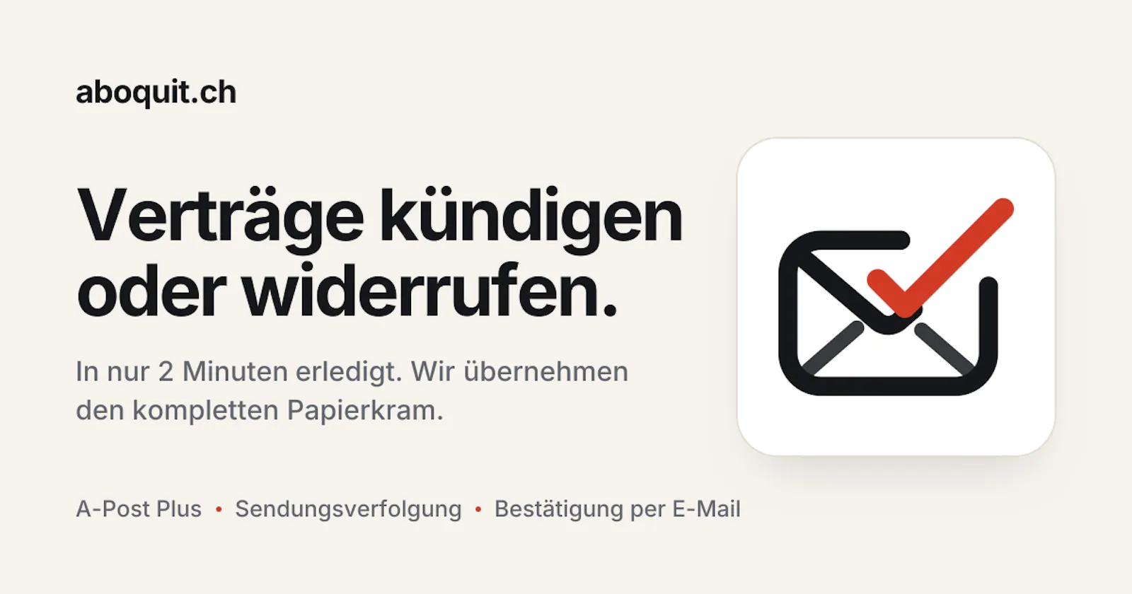 AboQuit.ch screenshot 1
