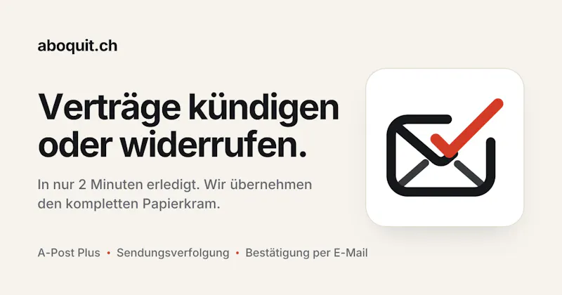 AboQuit.ch screenshot 1