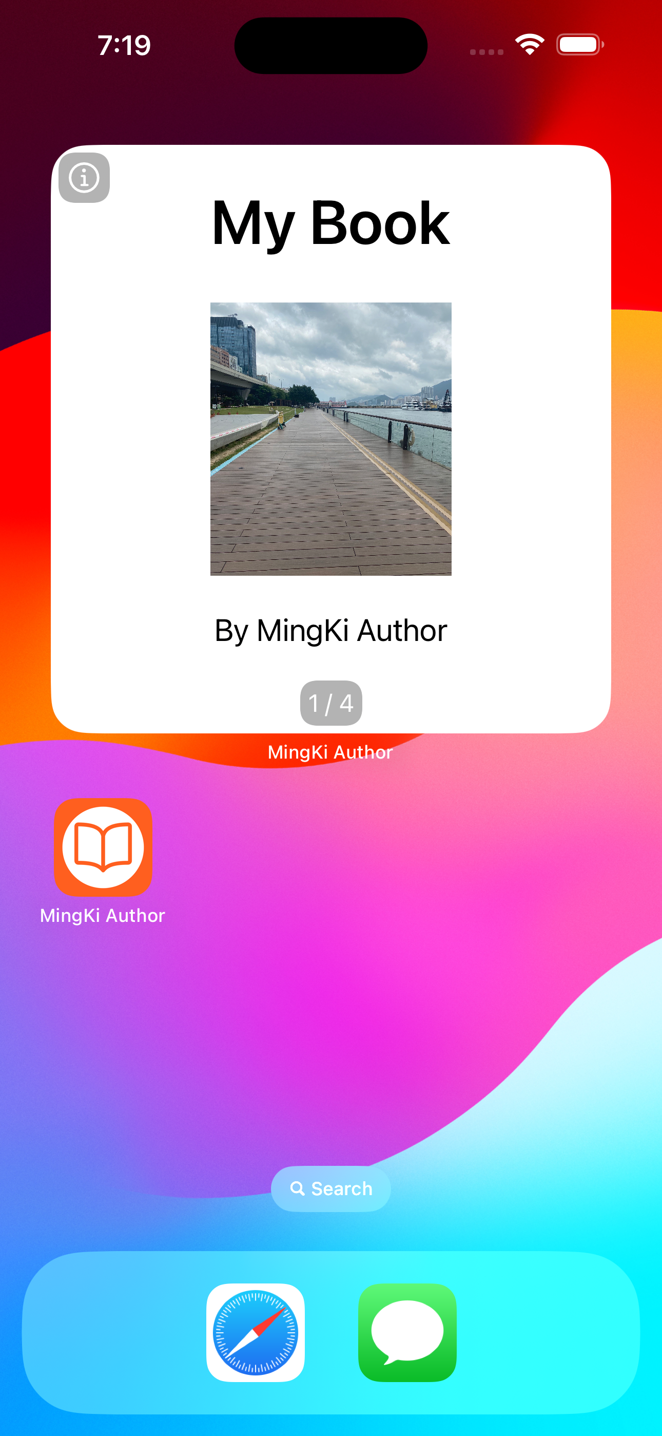 Media Mingki tác giả widgets - Tạo và chia sẻ những cuốn sách nhỏ trên các tiện ích màn hình chính 3