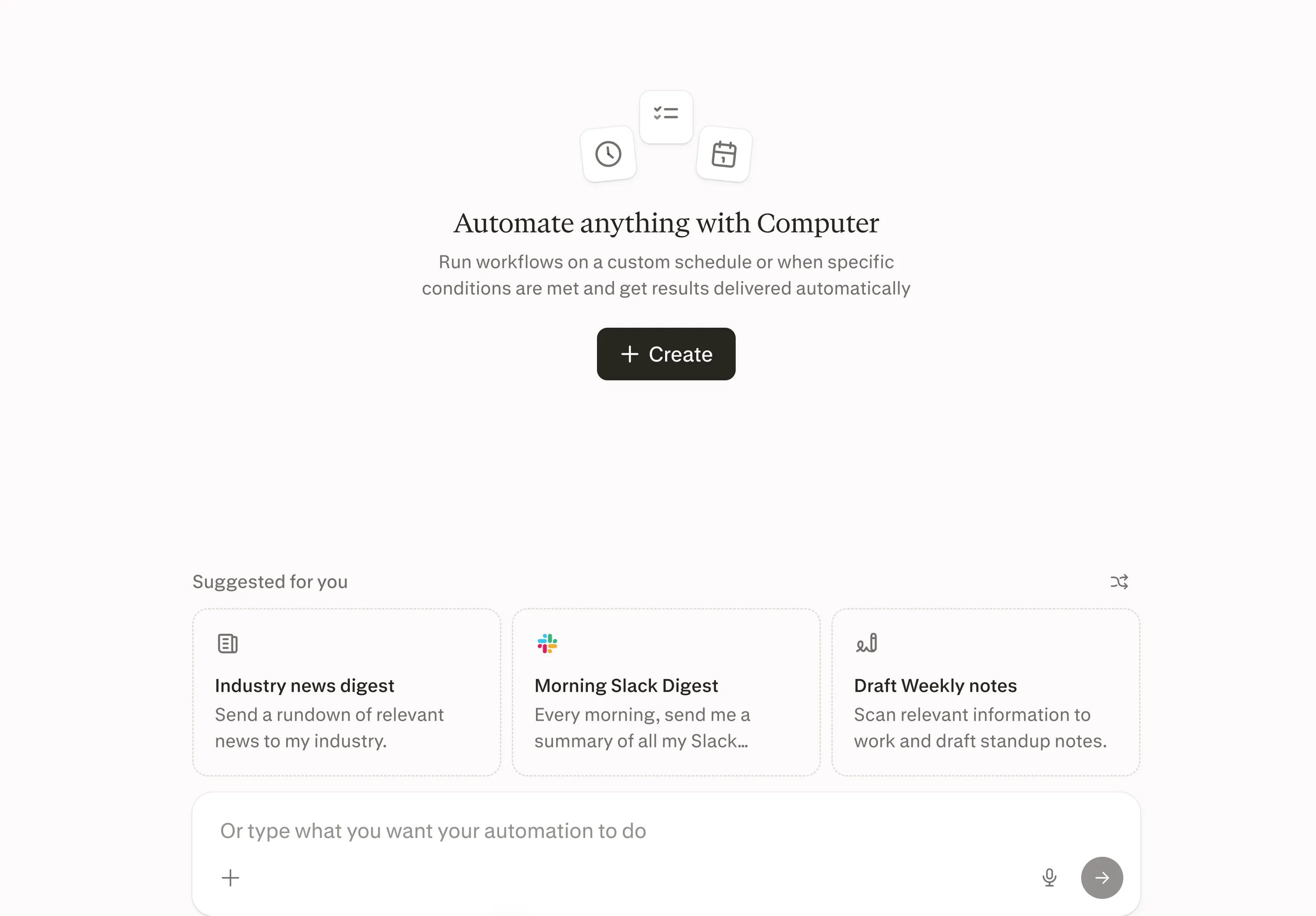 Automations in Perplexity Computer gallery image