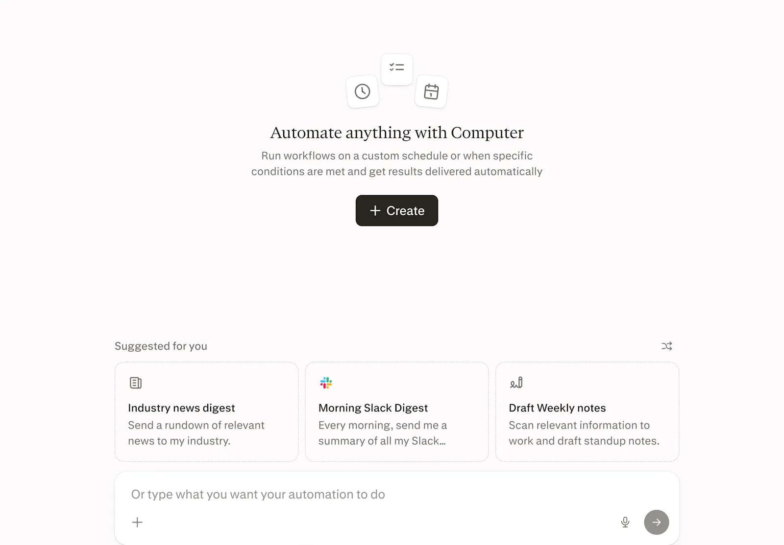 Automations in Perplexity Computer screenshot 3