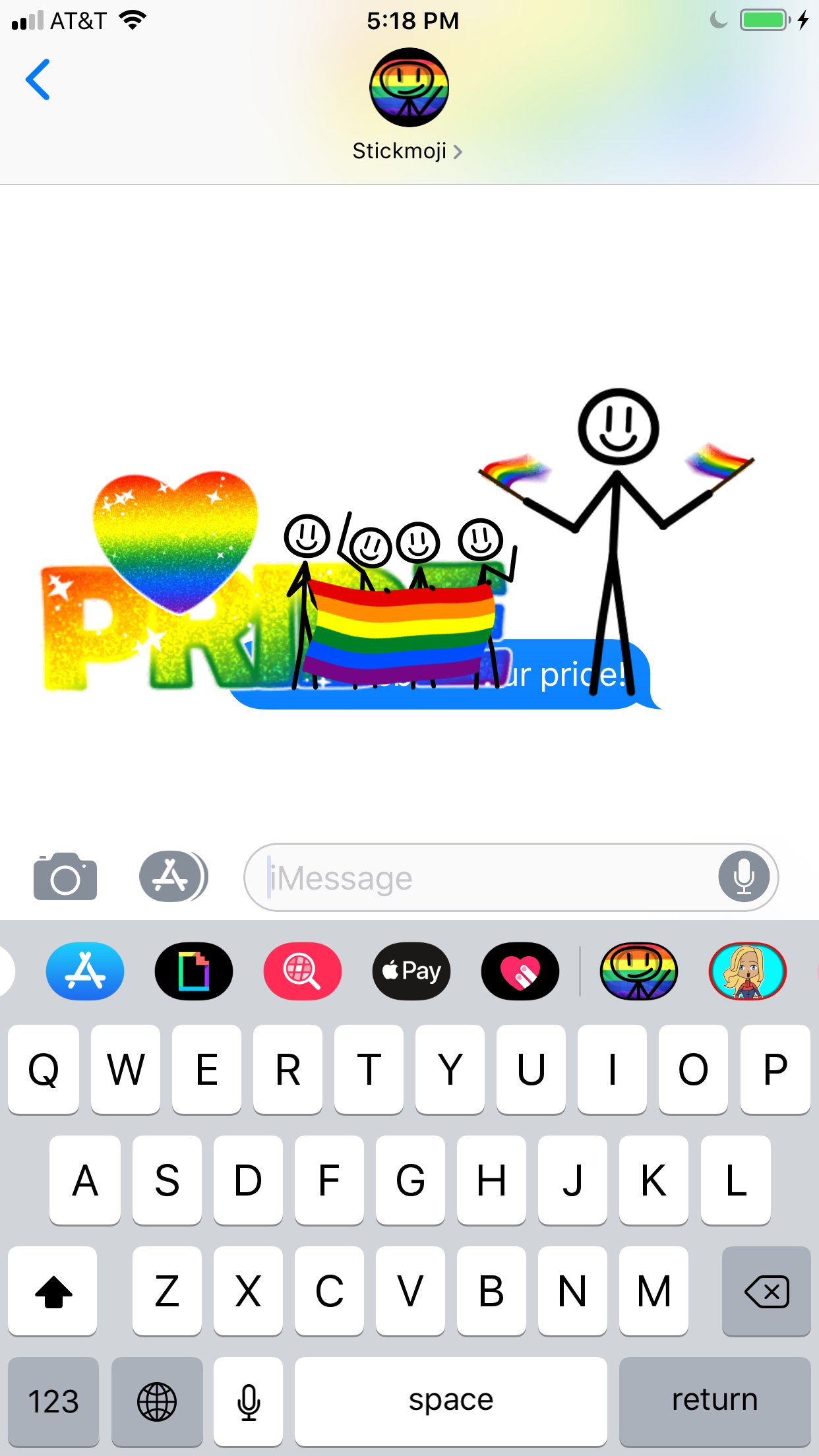 Stickmoji Gay LGBT Stickers gallery image