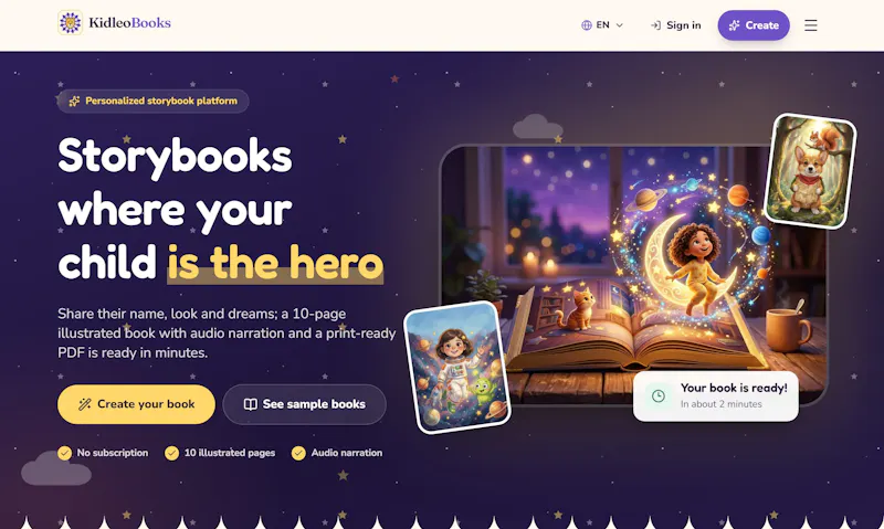 KidleoBooks screenshot 1