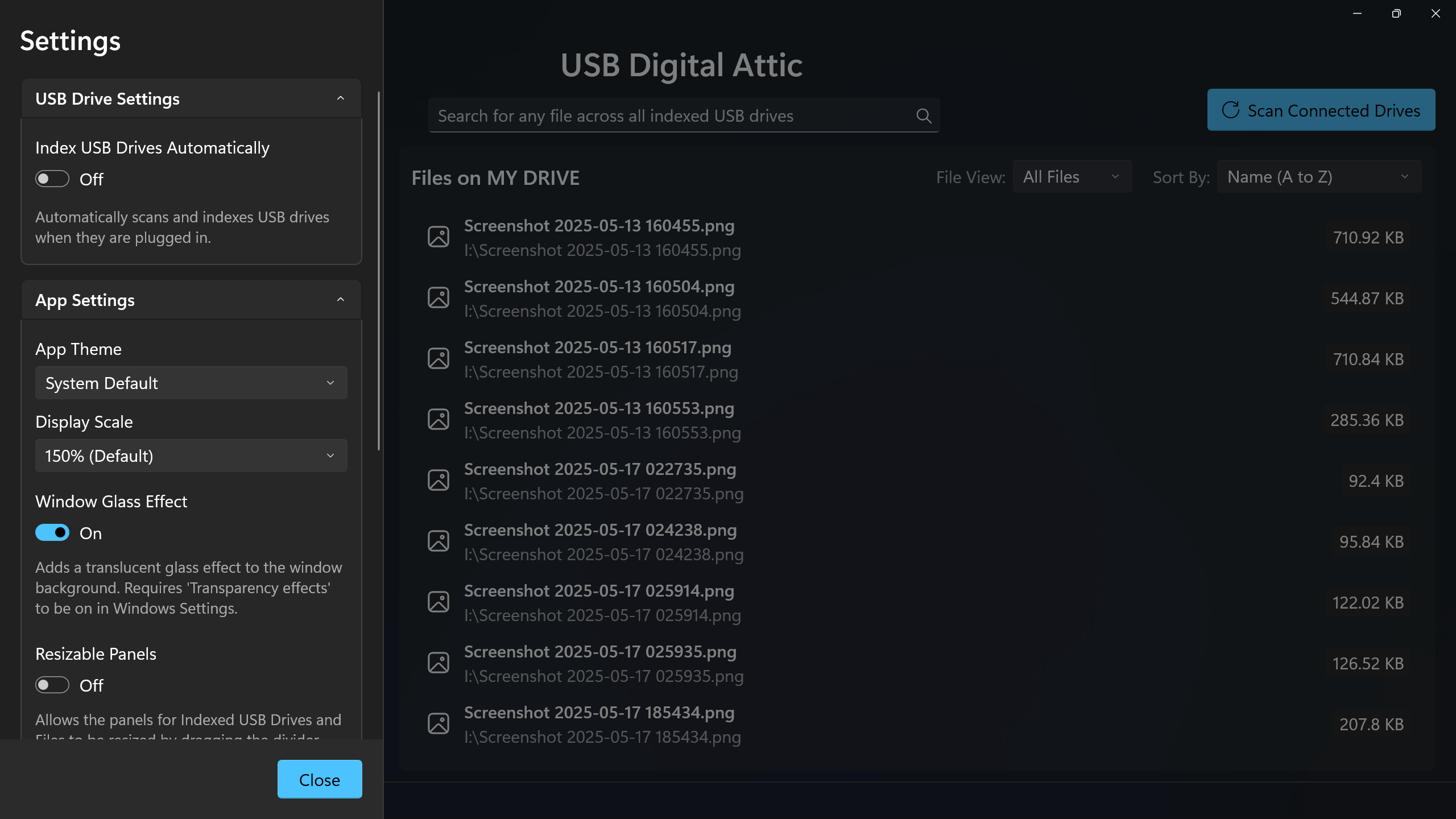 USB Digital Attic: Search Unplugged - Screenshot 4 showing product features and functionality